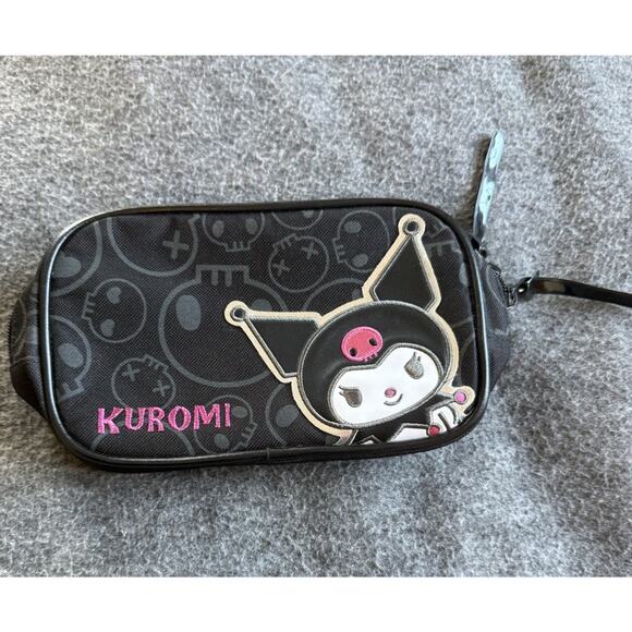Sanrio Handbags - Sanrio Kuromi Black 9” Pencil Case Pouch Sanrio Make Up Storage Hello Kitty